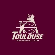 On voit le logo du Toulouse Basket Ball Club, partenaire du Club HAPPY IN FRANCE